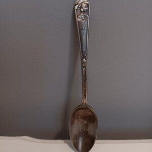 Child's Vintage Walt Disney Pinocchio & Donkey Silverplate Spoon by Duchess